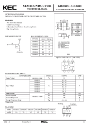 Datasheet KRC826U manufacturer KEC